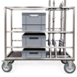 Kleiner Stativwagen (Lange Version) für C-Stands / Stative / Euroboxen