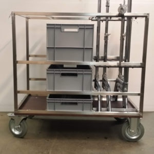 Kleiner Stativ Transport & Kästen Wagen Lange Version